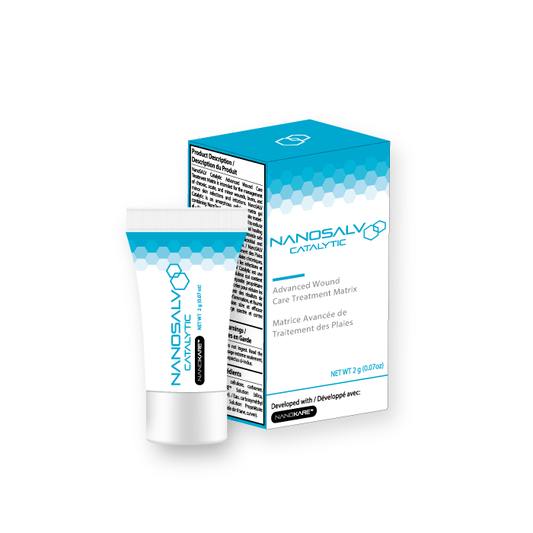 NanoSALV Catalytic Advanced Wound Care Treatment Matrix - Small (~8 Applications)